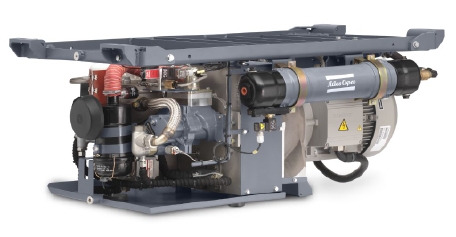 Compressori a vite lubrificati per applicazioni ferroviarie, 5,5-37,5 kW / 7,5-45 CV.